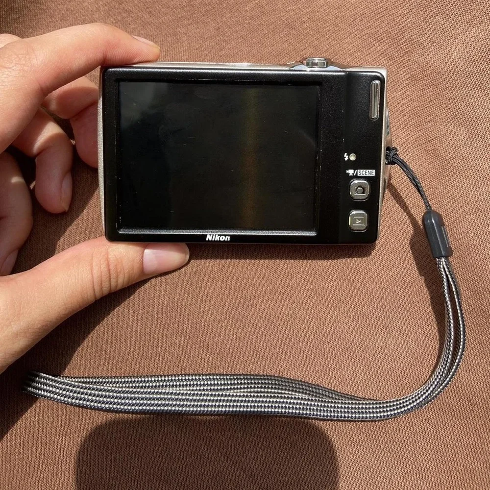 Nikon Coolpix Silver Compact Camera